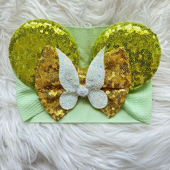 Tinkerbelle Baby Minnie Mouse Headband- Mouse headband- Baby Disney - Toddler - Picture 1 of 5